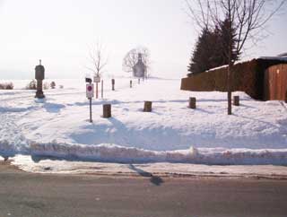 Winterlicher Wanderweg zur St.-Anna-Kapelle